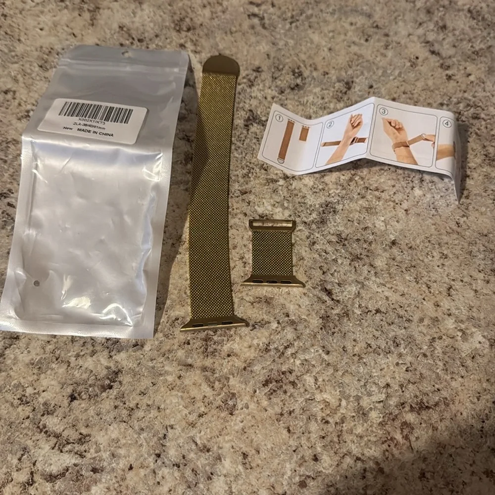 NWT •GOLD •MAGNETIC •Mesh•Watch Band •2 pieces •Watch 38/40/41